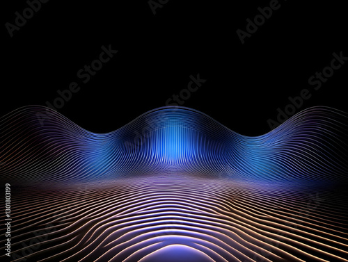 3D Abstract Background - Bl...