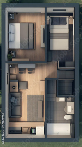 3D Illustration Apartment L...
