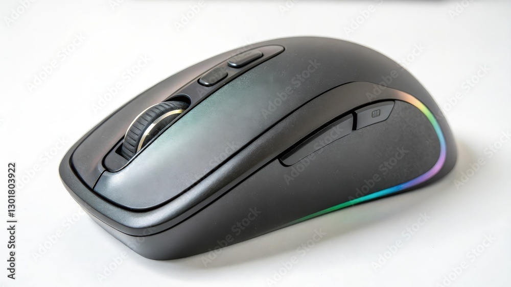 Ergonomic Wireless Computer Mouse with RGB Lighting Ergonomic Wireless Computer Mouse with RGB Lighting