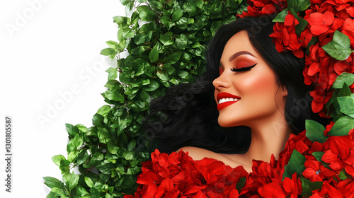 Illustration - Beauty, Woma...
