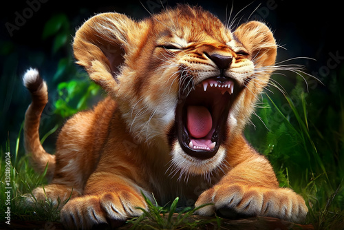 Illustration of Roaring Lio...