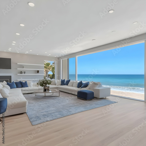 Photo Modern Living Room In...