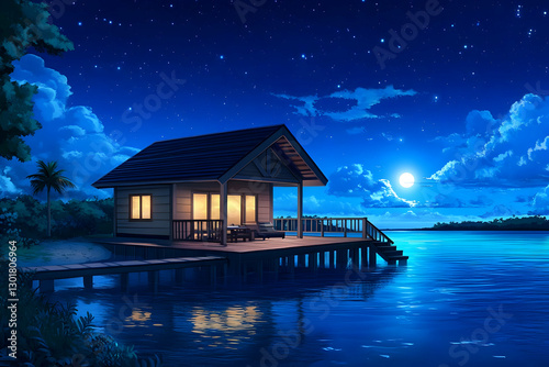 Illustration - Serene Lakes...