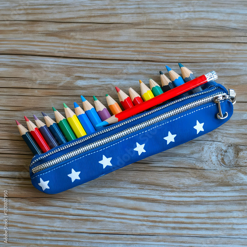 Photo Colorful Pencils in B...