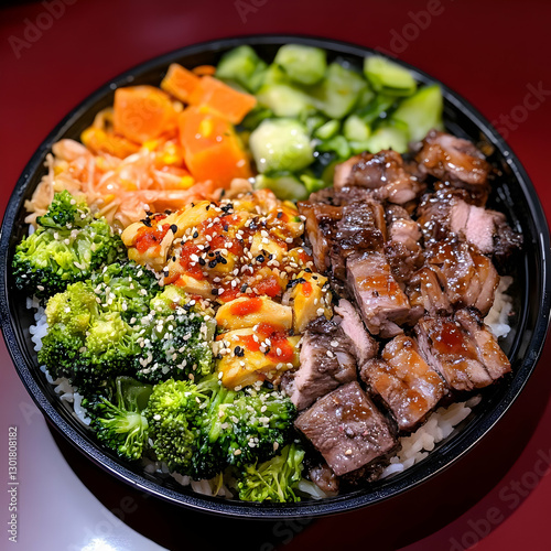 Photo: Rice Bowl with Beef ...