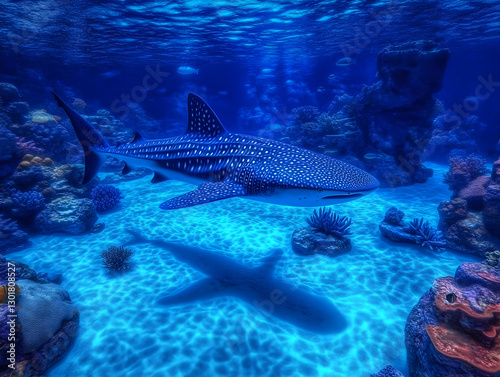 Illustration - Whale Shark ...
