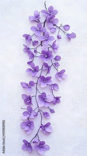 Photo - Purple Flowers on W...