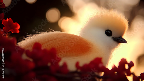 Illustration Fluffy Chick R...