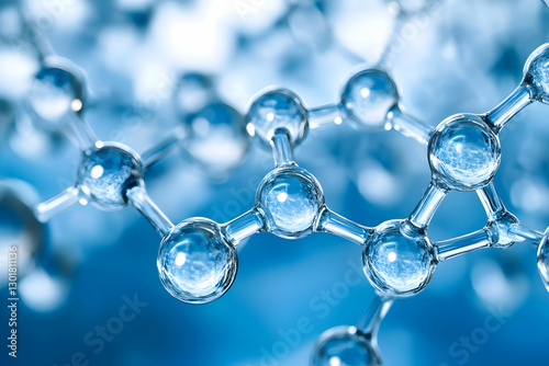 3D Illustration Molecular S...