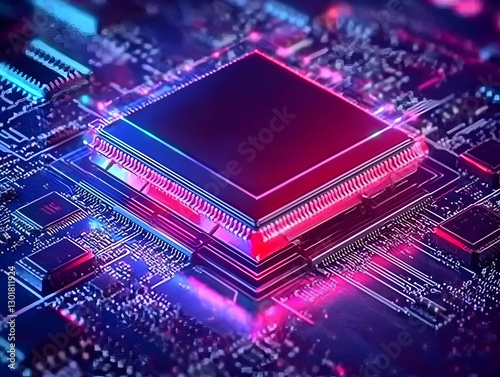 3D Illustration - Circuit B...
