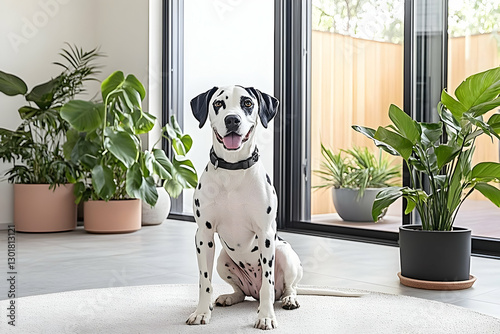 Photo - Happy Dalmatian Dog...
