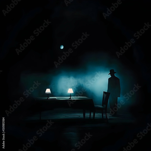 Illustration - Dark Room, S...