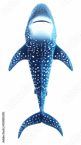 3D Whale Shark Illustration...