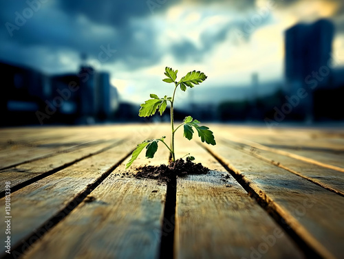 Photo New Life Growth Plant...