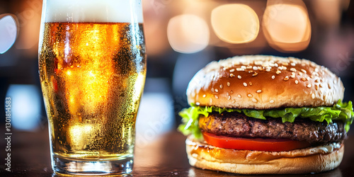 Photo, Beer and Burger, Pub...
