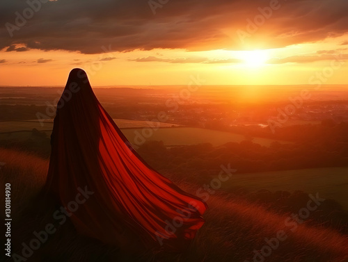Illustration - Red Cloak Su...