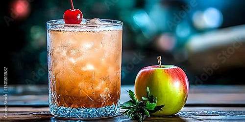 Illustration-Apple Cocktail...