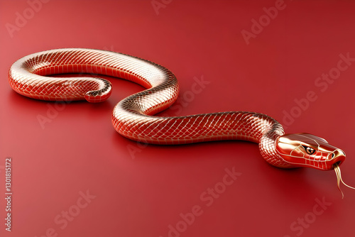 3D Illustration- Red and Go...