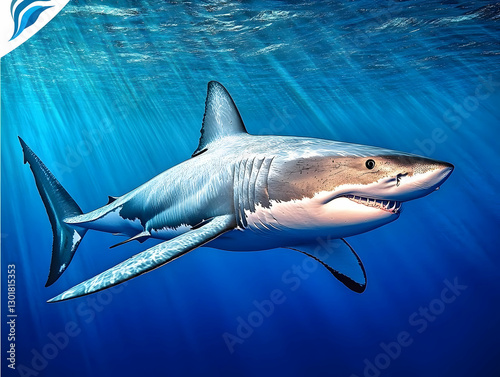 Illustration of Great White...
