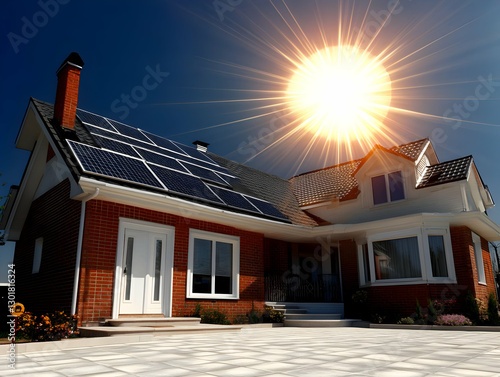 Photo Solar Panels Home Sun...