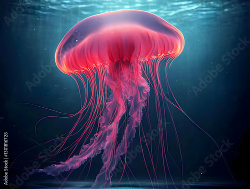 Illustration - Pink Jellyfi...