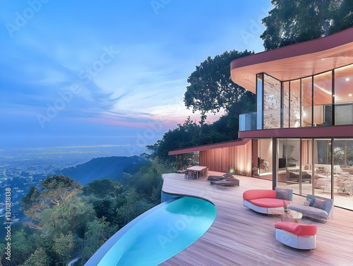 Modern Cliffside Home Archi...