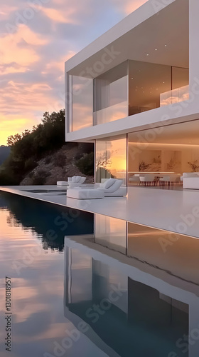 3D Illustration Modern Luxu...