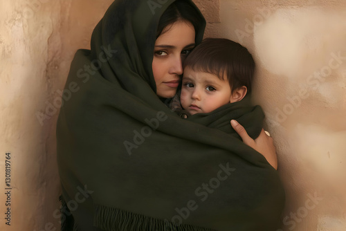 Illustration of Mother and ...