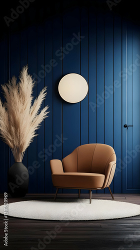 3D Illustration Modern Inte...