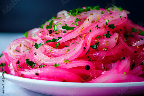 Photo Pickled Pink Onions P...