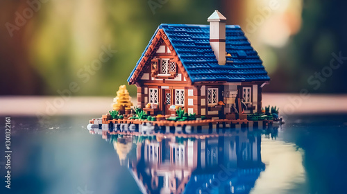 Photo Miniature House Water...