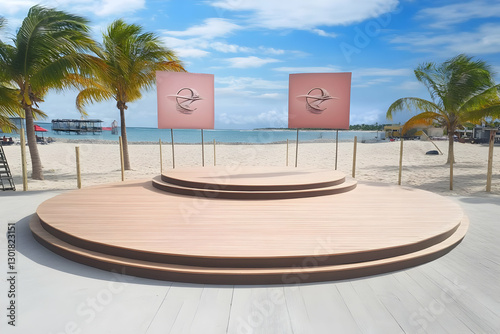 Photo - Beach Stage, Ocean ...