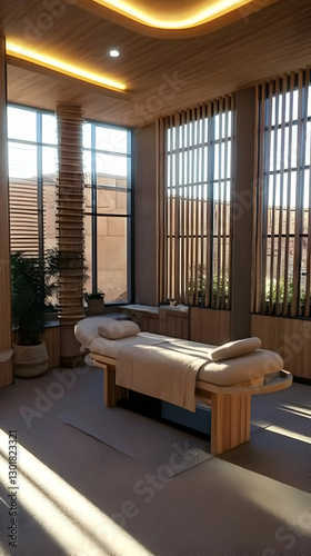 3D Illustration Spa Room In...