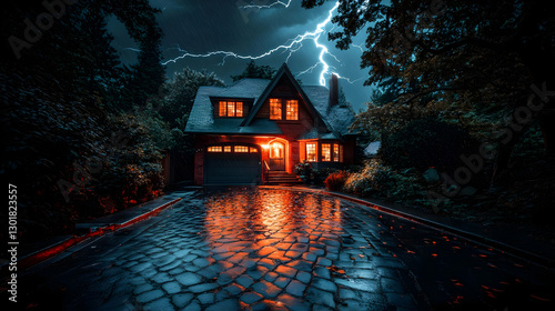 Photo of Cozy House During ...