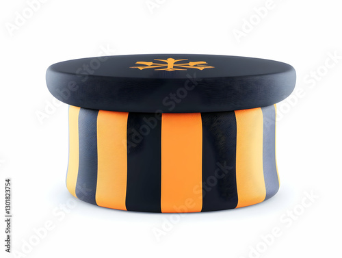 3D Illustration - Orange an...