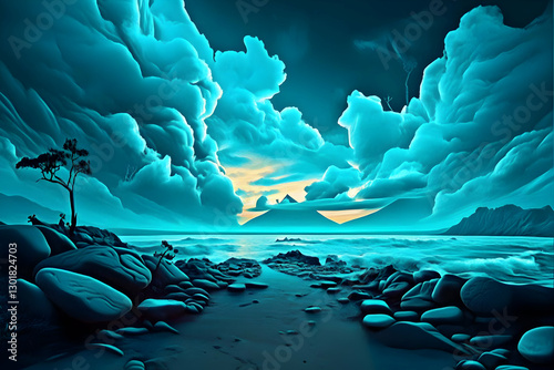 Illustration - Turquoise Dr...