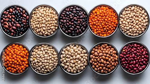 Photo Assorted Beans Lentil...