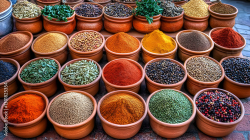 Photo, Colorful Spices and ...