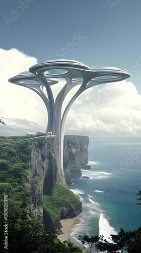 Illustration - Futuristic C...
