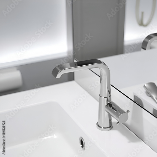Modern faucet design for bathroom or kitchen use