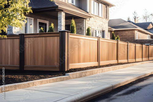 Photo Modern Wooden Fence, ...