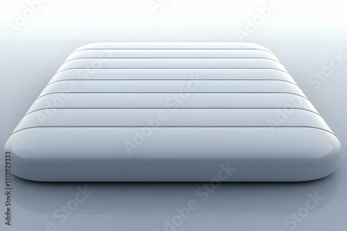 3D Illustration Abstract Wh...