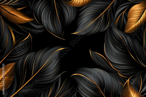3D Illustration- Black and ...