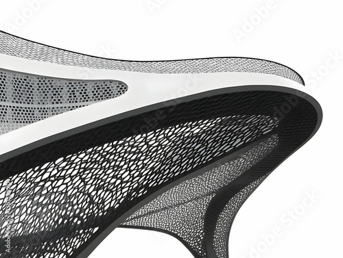 3D Illustration Modern Arch...