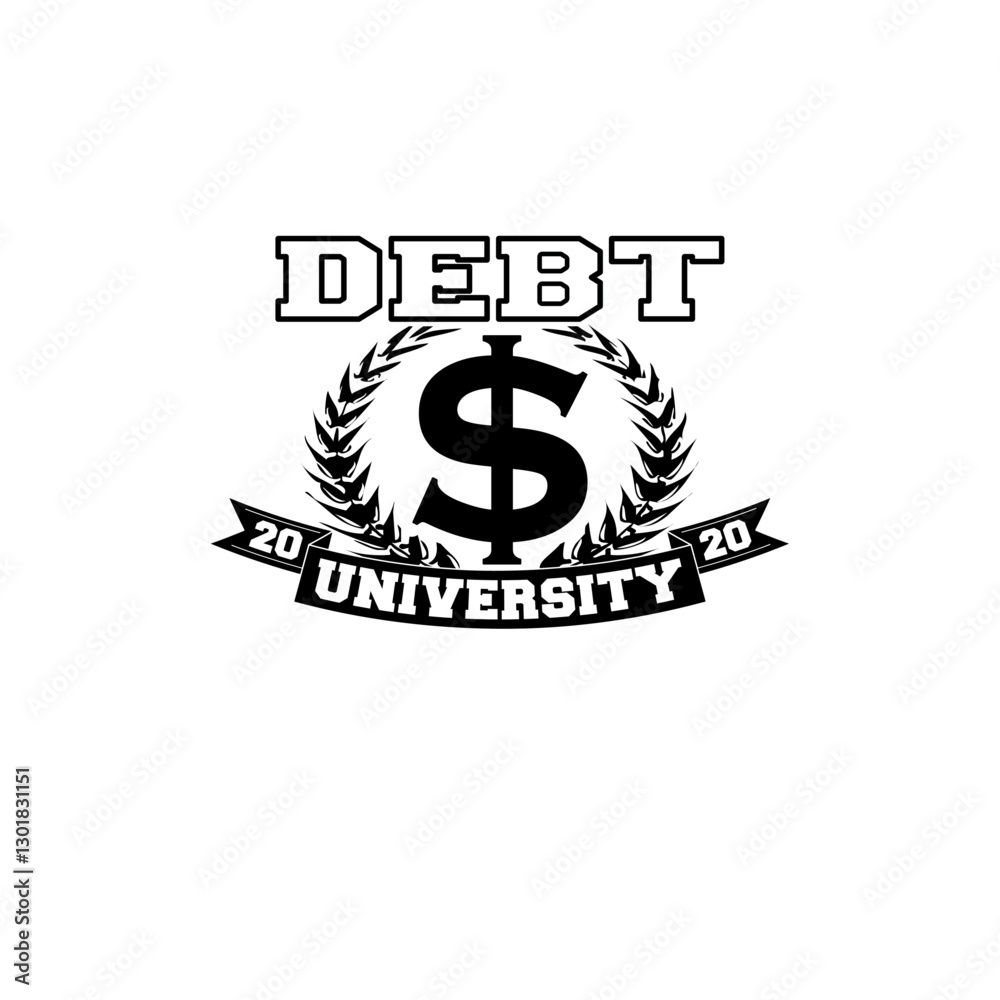 Obraz premium Debt University