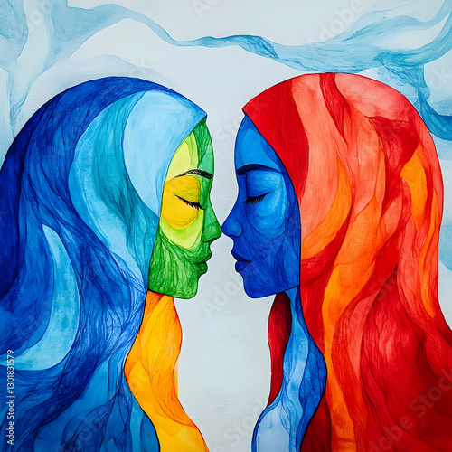 Illustration - Colorful Abs...