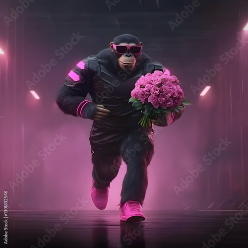 3D Illustration - Cool Ape ...