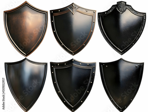 3D Illustration  Shield Sec...