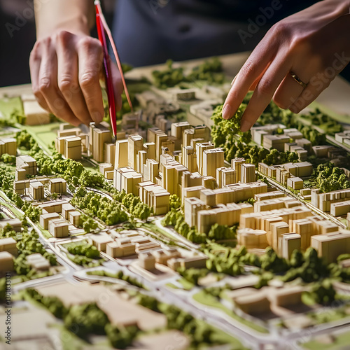 Photo Urban Planning Model ...