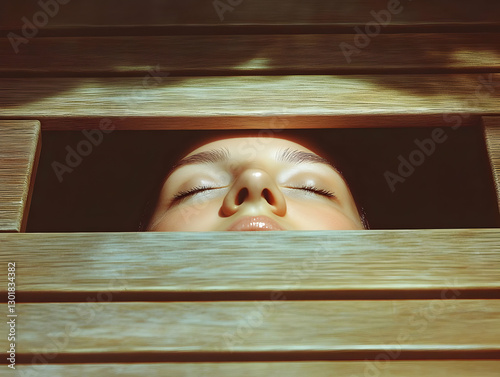 Photo, Face, Wood, Sunlight...